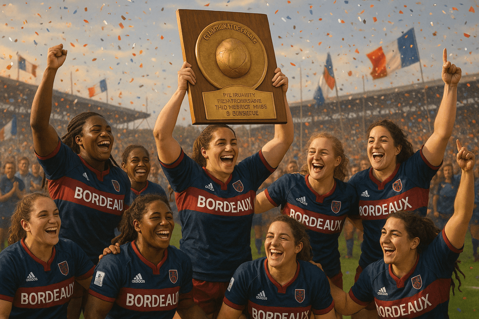 découvrez comment l'équipe féminine de rugby de bordeaux a réalisé un exploit historique en remportant le titre de championne de france pour la troisième fois consécutive, témoignant de leur détermination et de leur talent exceptionnel.